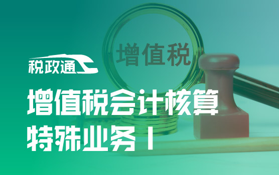 企业增值税全场景会计核算精讲之特殊业务Ⅰ