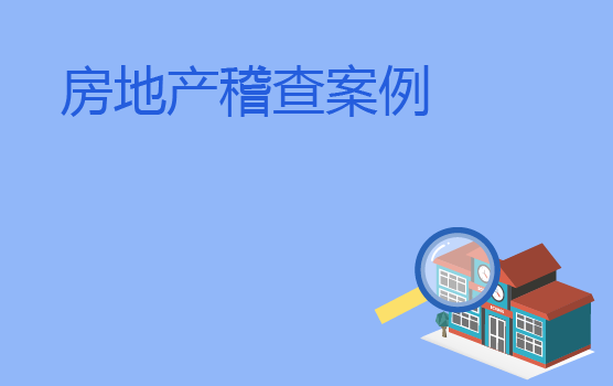 房地产企业典型税务稽查案例